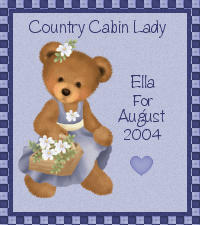cabin lady plaque